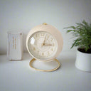 Retro Vintage Style Gold Accent Alarm Clock