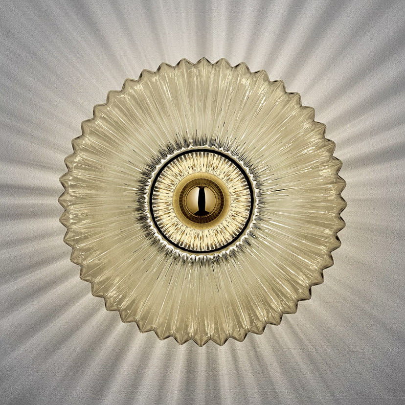 Nordic Vintage Glass Wall Sconce