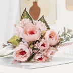 Artificial Peony Bouquet, Layered Decorative Flowers — product view 6