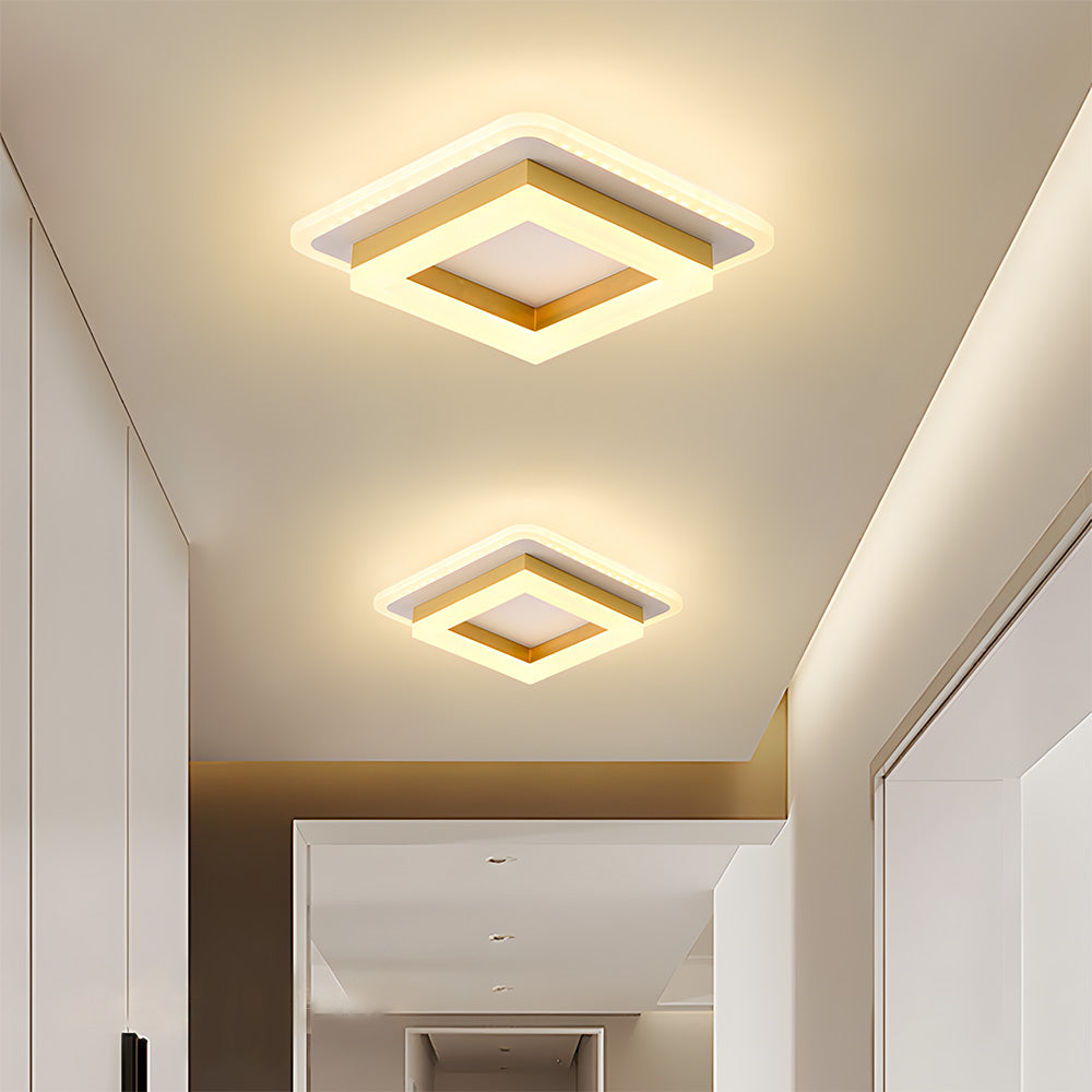 Bezel LED Flush Ceiling Light, Low-Profile Design - view 11