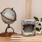 3D Bookshelf Ceramic Coffee Mug, Library-Inspired Design — product view 4