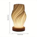 Modern LED Swirl Table Lamp