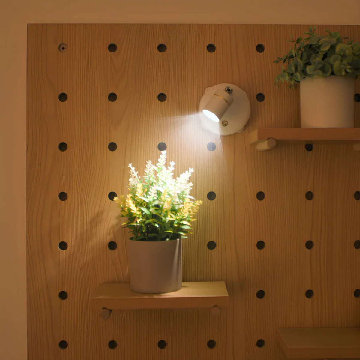 Adjustable Stick-On Spotlight with Remote and Timer - view 1