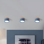 Wood-Effect LED Button Ceiling Light - view 19