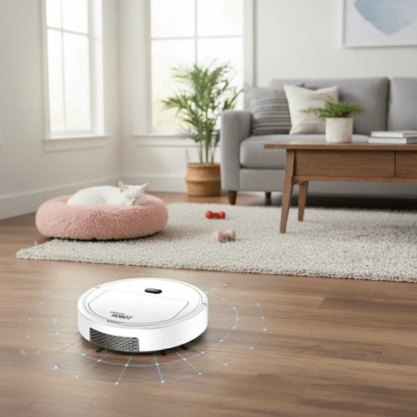 Robot Floor Cleaner with HEPA Filter and One-Button Control — product view 6