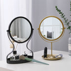 Metal Vanity Mirror with Jewellery Storage