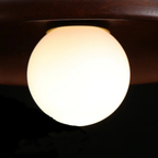 Wood-Shade LED Flush Ceiling Light, Scandinavian Style - view 16