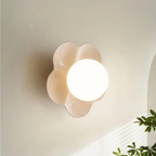 Flower Petal Wall Sconce, Danish Pastel Design - view 8