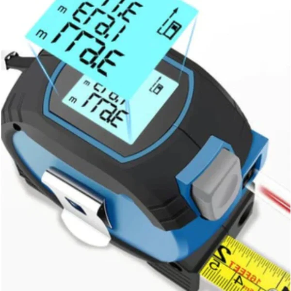 3-in-1 Digital Laser Tape Measure with Roller Wheel — product view 1