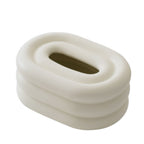 Ribbed Ceramic Tissue Holder – image 8