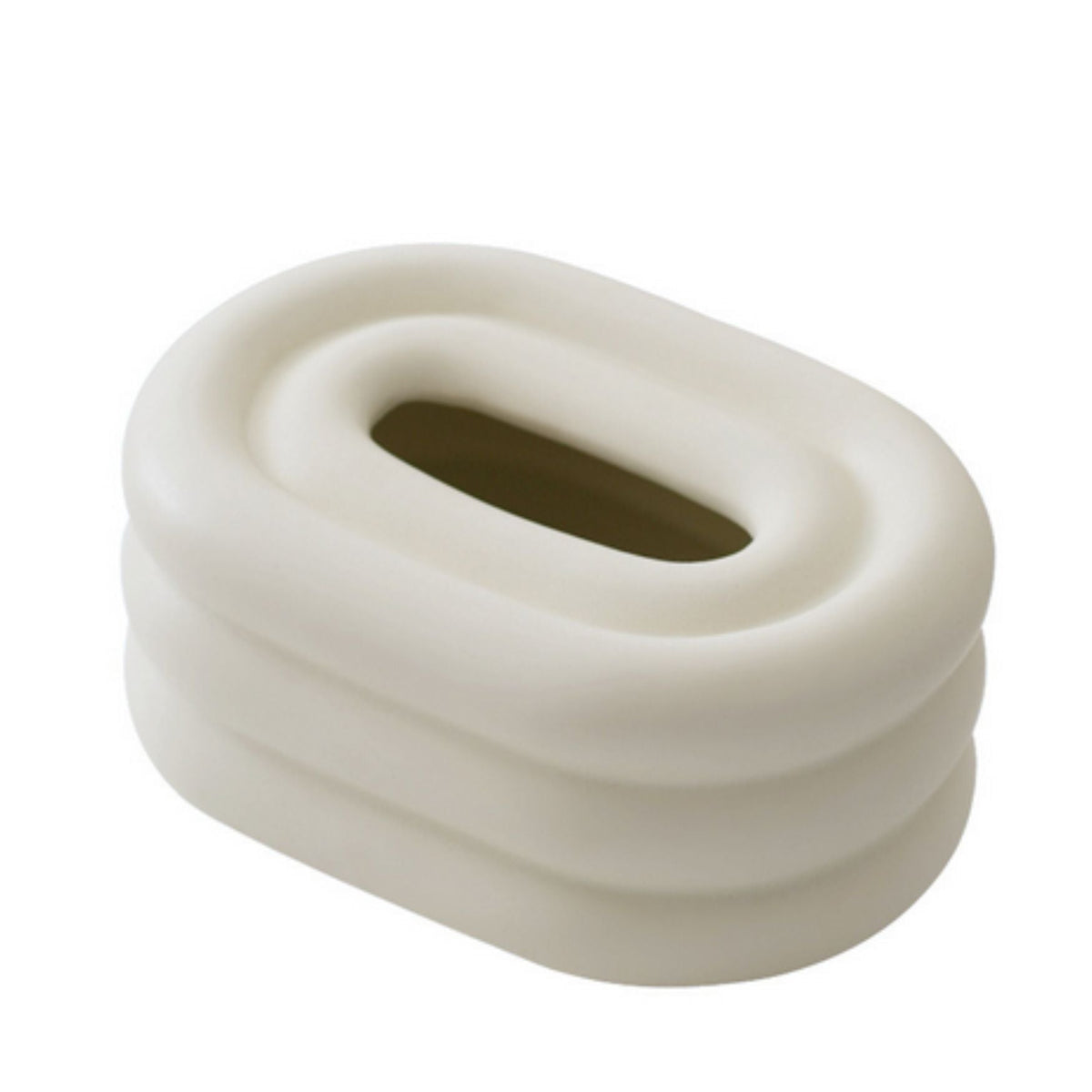 Ribbed Ceramic Tissue Holder – image 8