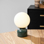 Marble Base Glass Globe Table Lamp, UK Plug - view 15
