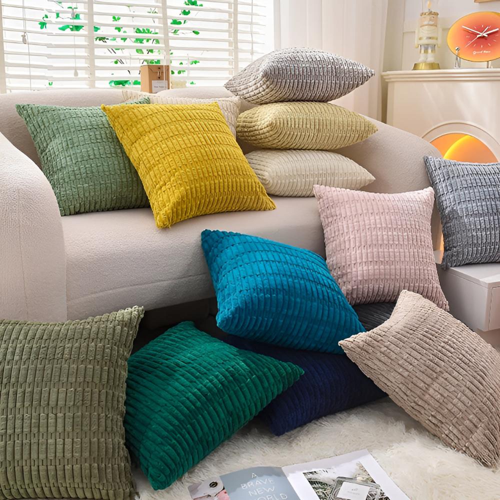 Ribbed Polyester Cushion Cover – image 3