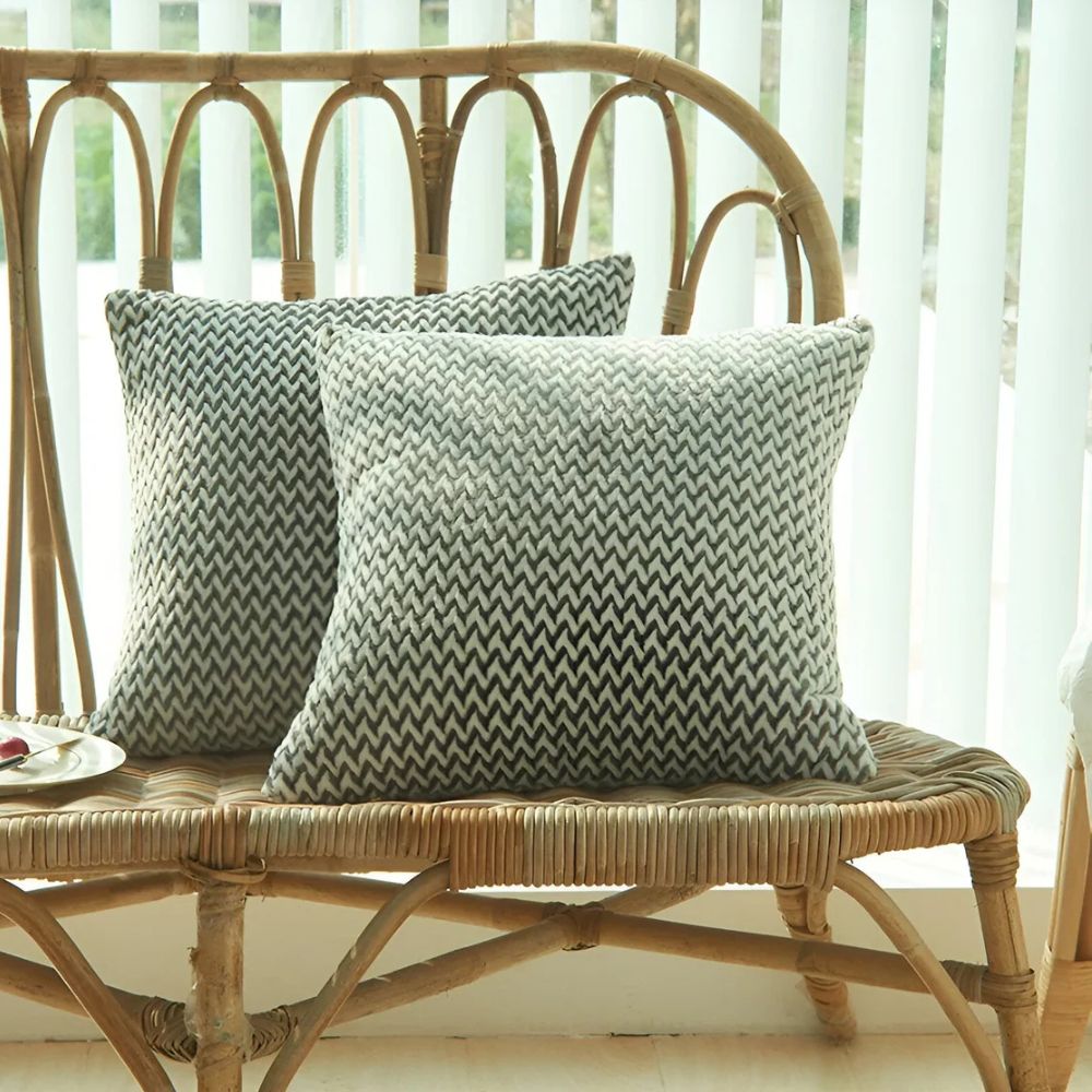 Woven Chevron Cushion Cover – image 3