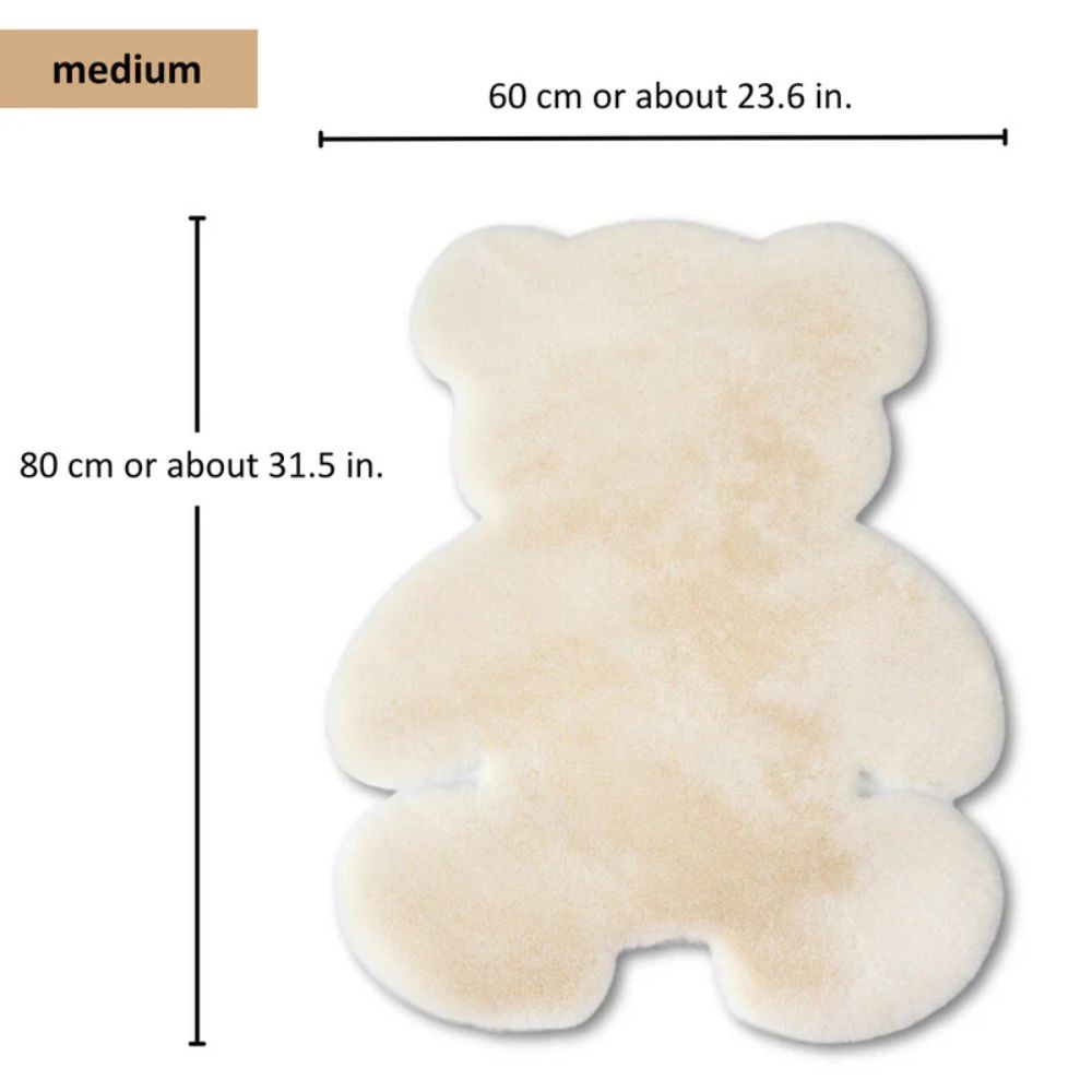 Bear-Shaped Microfibre Rug – image 8