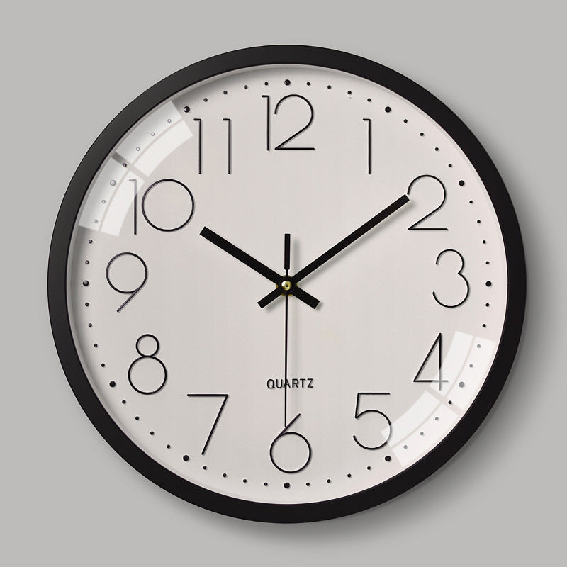 Raised Number Silent Wall Clock, 29.97 cm
