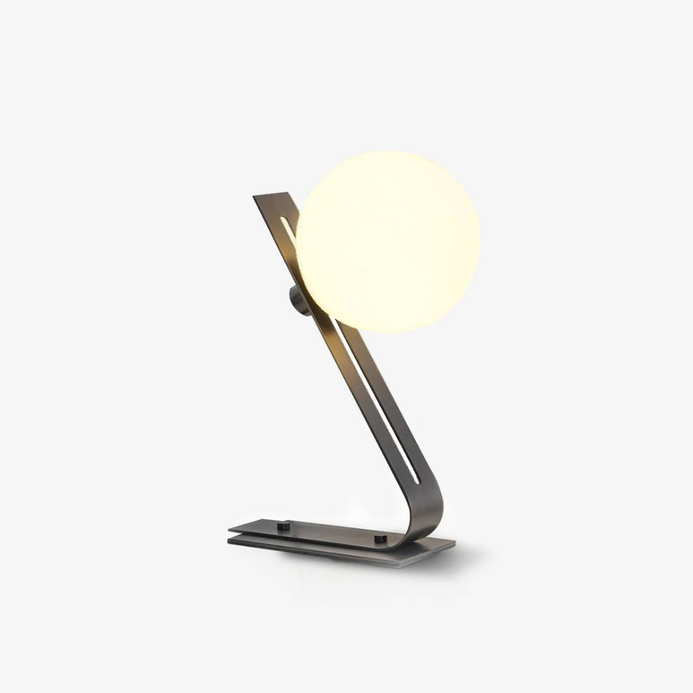 Adjustable Glass Globe Table Lamp, UK Plug - view 5