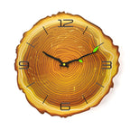 Wood Grain Annual Rings Wall Clock, 30 cm