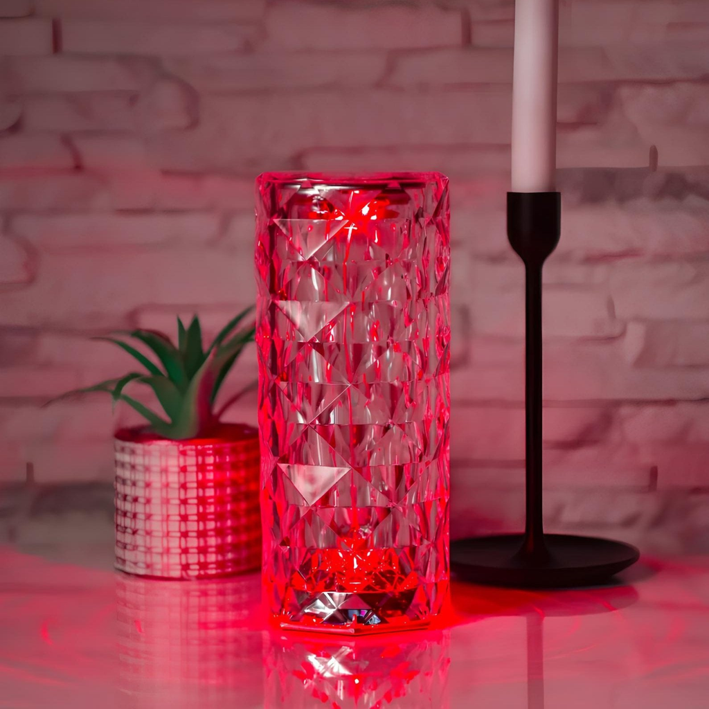 Crystal-Pattern USB-C Table Lamp with Remote, 16 Colours - view 11