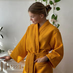 Waffle Bathrobe — product view 1