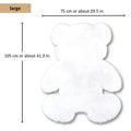 Bear-Shaped Microfibre Rug – image 9