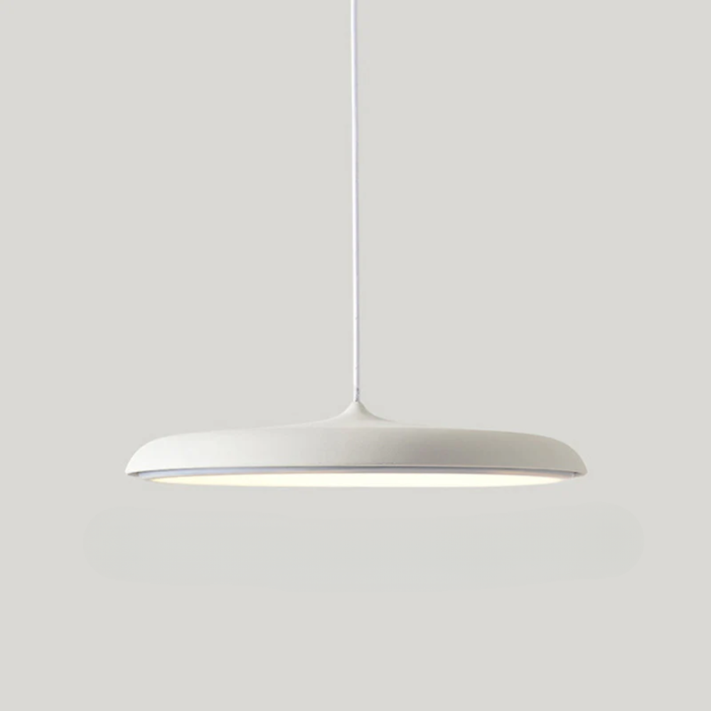 Metal Saucer Pendant Light, Minimalist Nordic Design - view 1