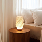Textured Vase-Shaped LED Bedside Lamp with USB Cord - view 12