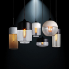 Geometric Glass Pendant Light, Clear or Smoky Finish - view 12
