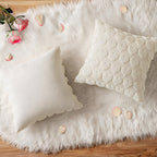 Plush Heart Pattern Cushion Cover – image 3