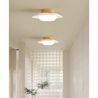 Cream Acrylic LED Flush Ceiling Light, 35 cm - view 13
