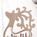 Woodland Cut-Out Wooden Reindeer Figurine, 42.5 cm - product view 2