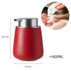 Rounded Ceramic Pump Soap Dispenser – product image 9