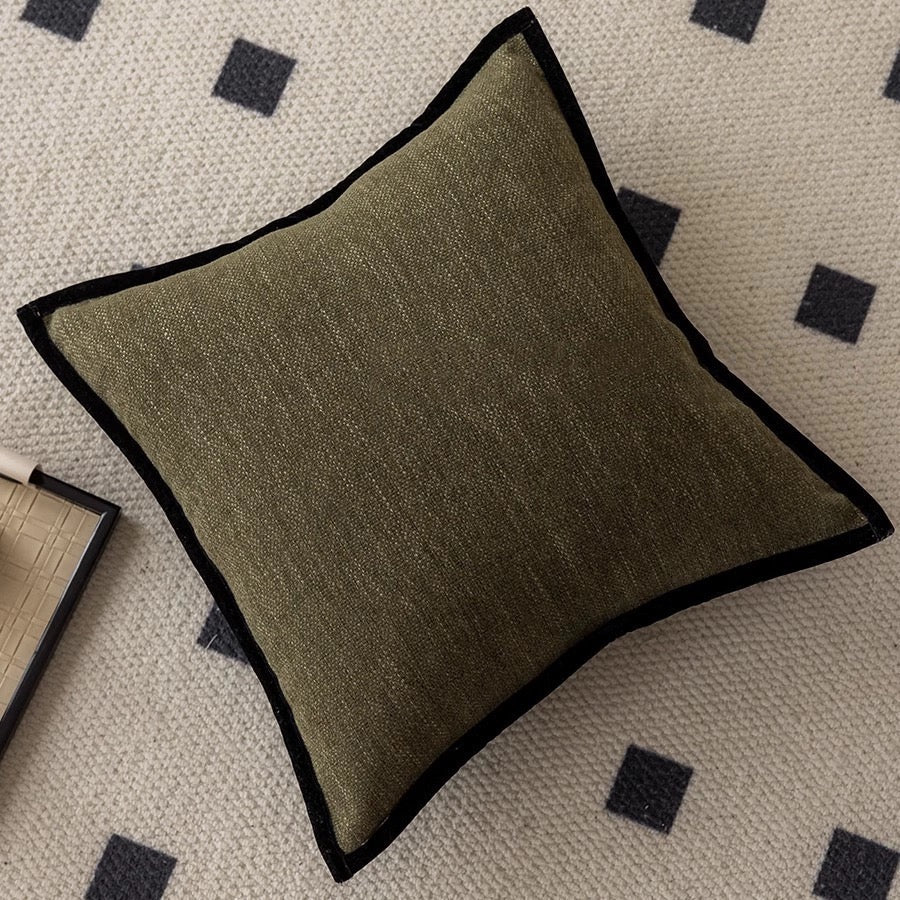 Textured Cotton Blend Cushion Cover – image 6