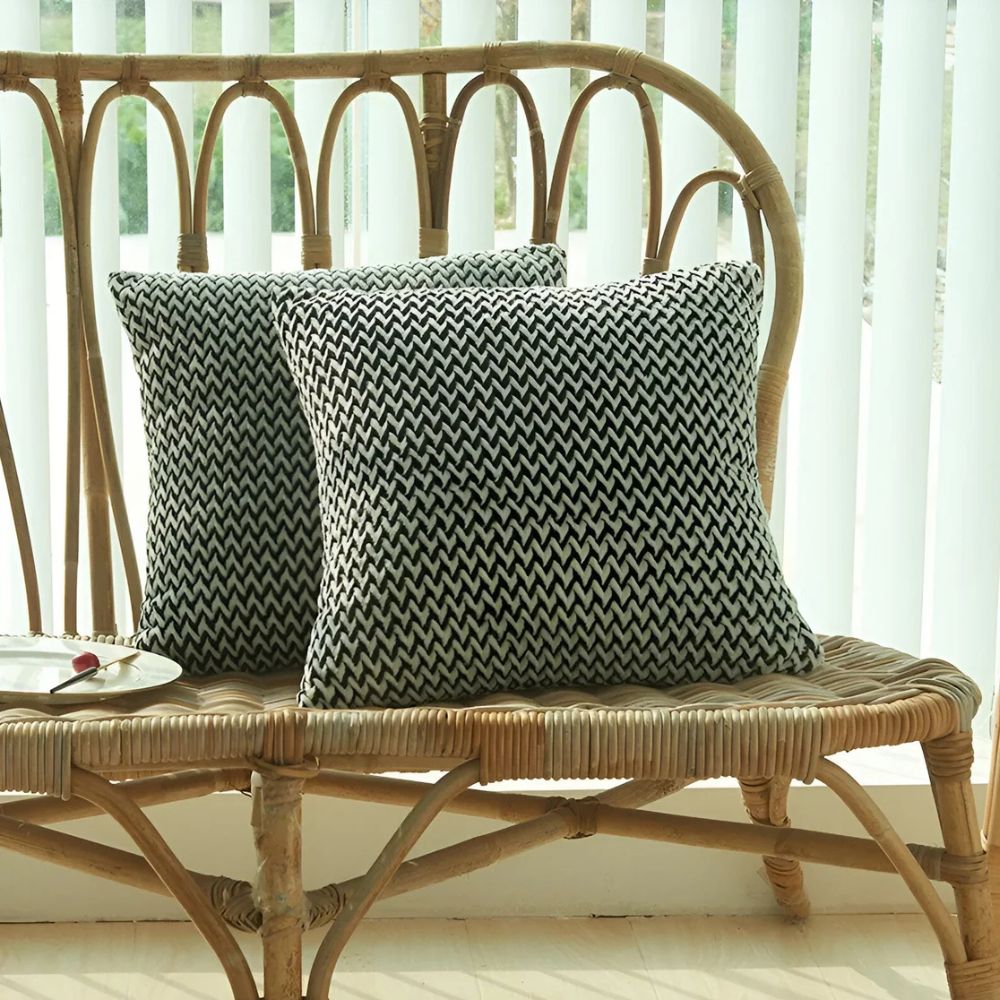 Woven Chevron Cushion Cover – image 9