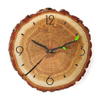 Wood Grain Annual Rings Wall Clock, 30 cm