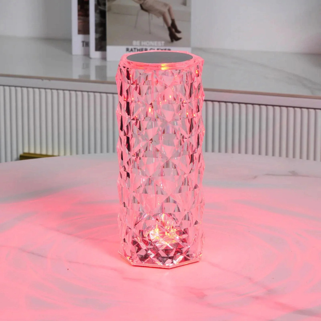 Crystal-Pattern USB-C Table Lamp with Remote, 16 Colours - view 12
