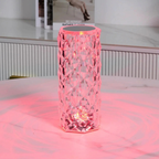 Crystal-Pattern USB-C Table Lamp with Remote, 16 Colours - view 12