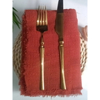 Cotton Linen Dinner Napkins, Set of 12 – product image 25