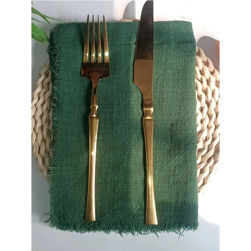 Cotton Linen Dinner Napkins, Set of 12 – product image 26