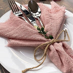 Cotton Linen Dinner Napkins, Set of 12 – product image 2