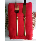 Cotton Linen Dinner Napkins, Set of 12 – product image 27