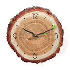 Wood Grain Annual Rings Wall Clock, 30 cm