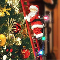 Animated Climbing Santa Decoration with LED Lights and Christmas Music — product view 1