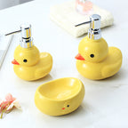 Duck Shape Ceramic Soap Dispenser – product image 1