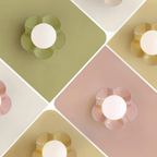 Flower Petal Wall Sconce, Danish Pastel Design - view 5