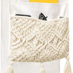Macramé Sofa Arm Storage Caddy – image 1