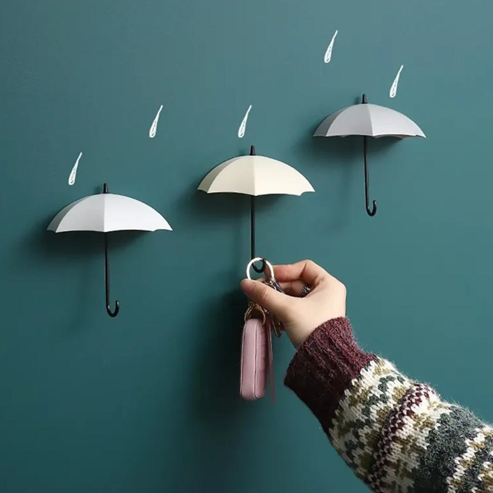 Umbrella Wall Hooks, Set of 3