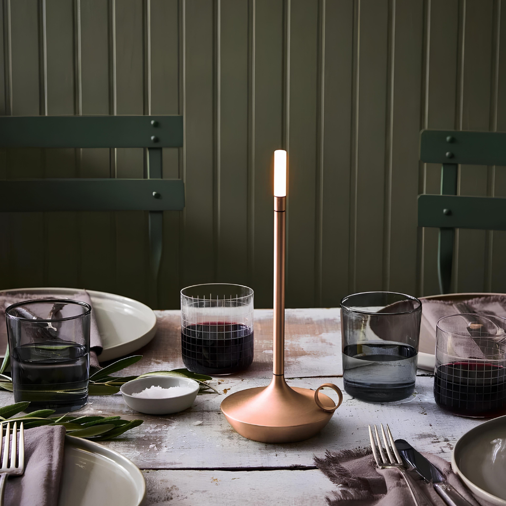 Rechargeable Candlestick Table Lamp with Touch Dimmer - view 5