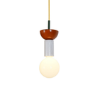 Geometric Wood Pendant Light, Sculptural Nordic Design - view 48