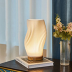 Textured Vase-Shaped LED Bedside Lamp with USB Cord - view 15